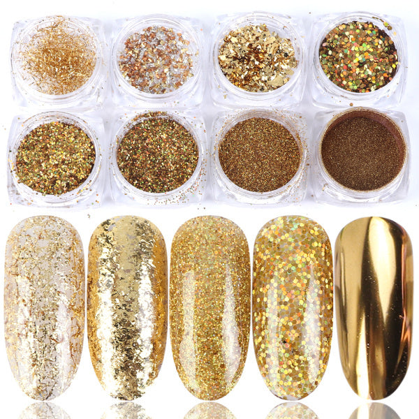Glitter Nail Art Set