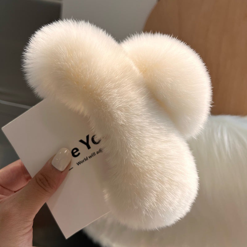 Fuzzy Hair Clip