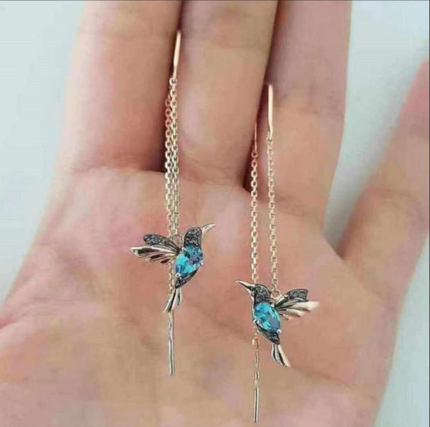 Wings and beak earrings