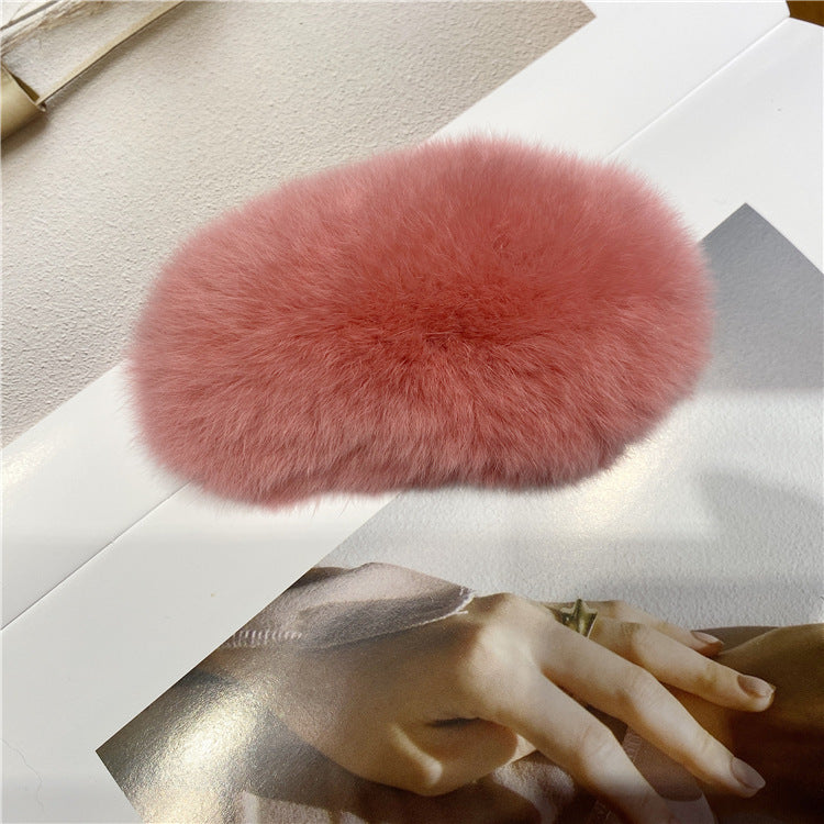 Fuzzy Hair Clip