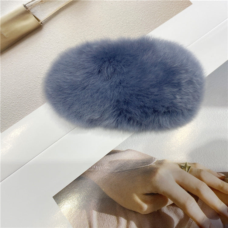 Fuzzy Hair Clip