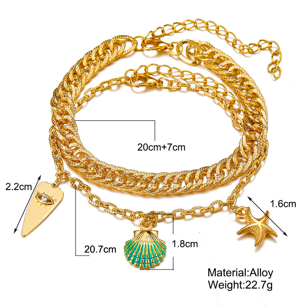 Starfish Anklet Women