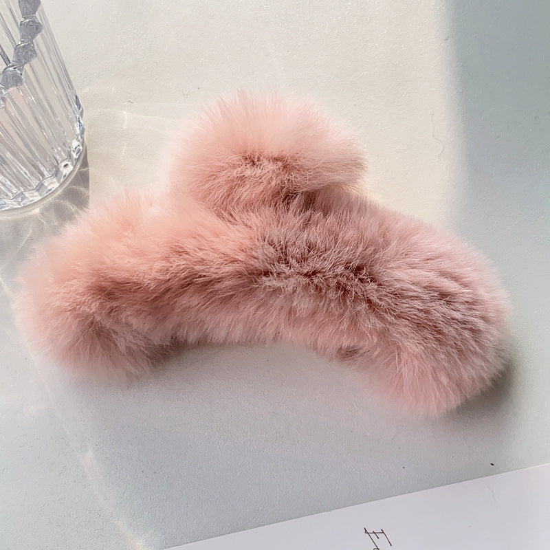 Fuzzy Hair Clip