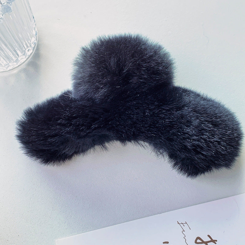 Fuzzy Hair Clip