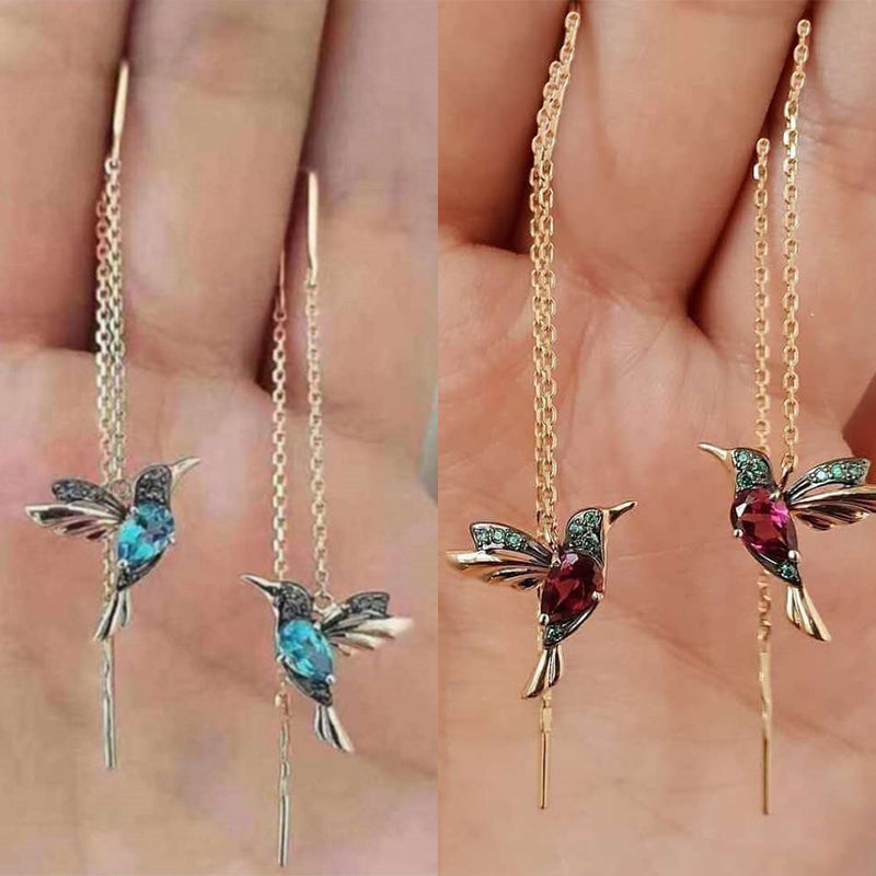 Wings and beak earrings