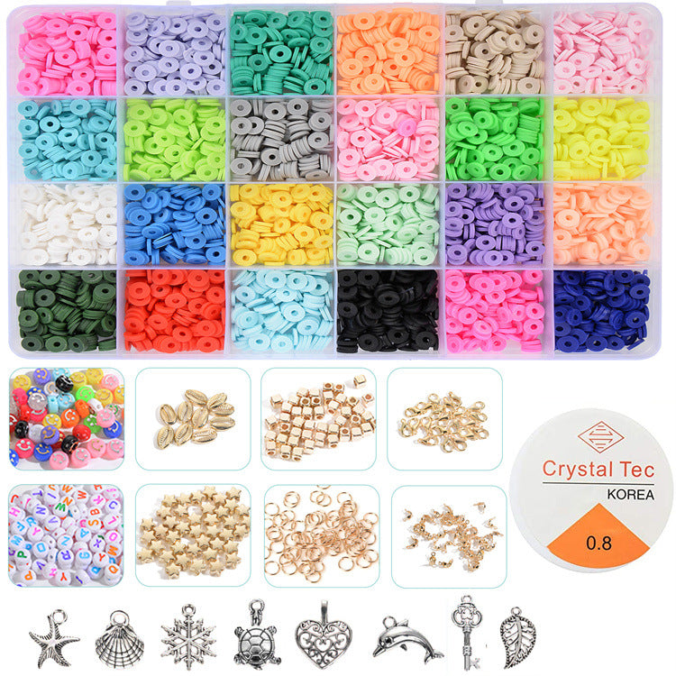 24-compartment Clay bead Set