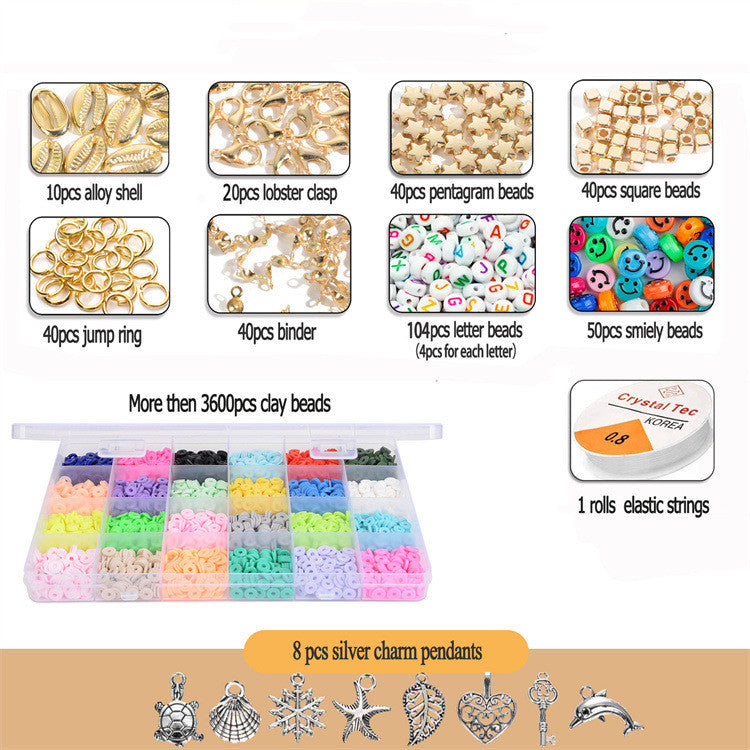 24-compartment Clay bead Set