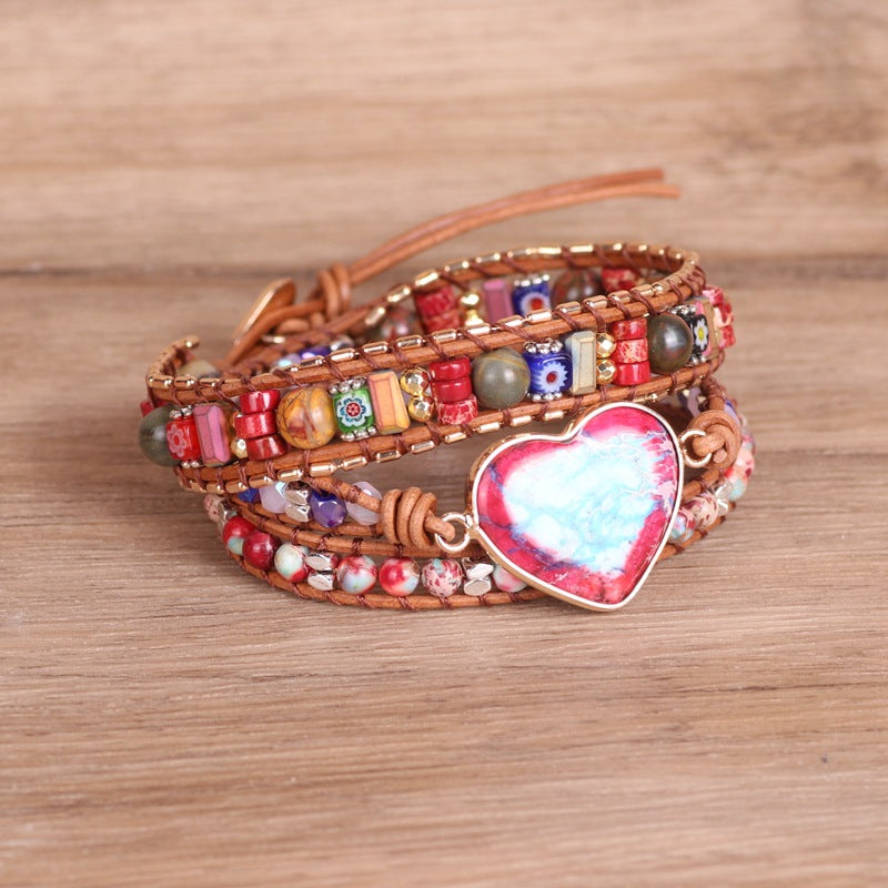 Stone Heart Bracelet