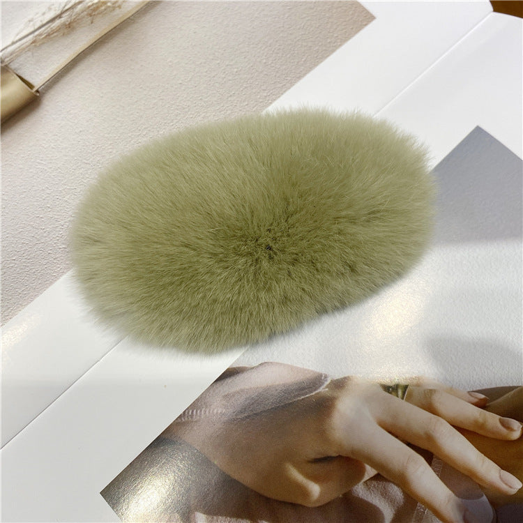 Fuzzy Hair Clip