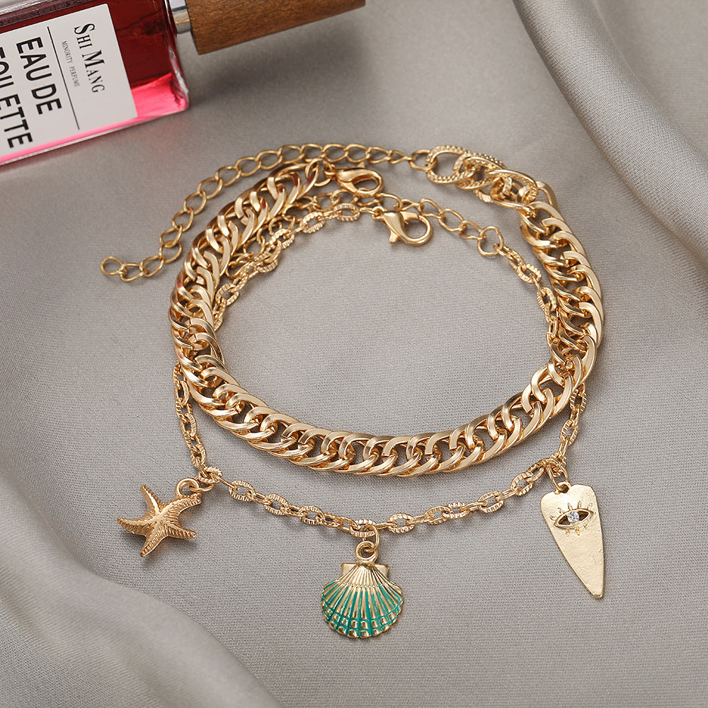 Starfish Anklet Women