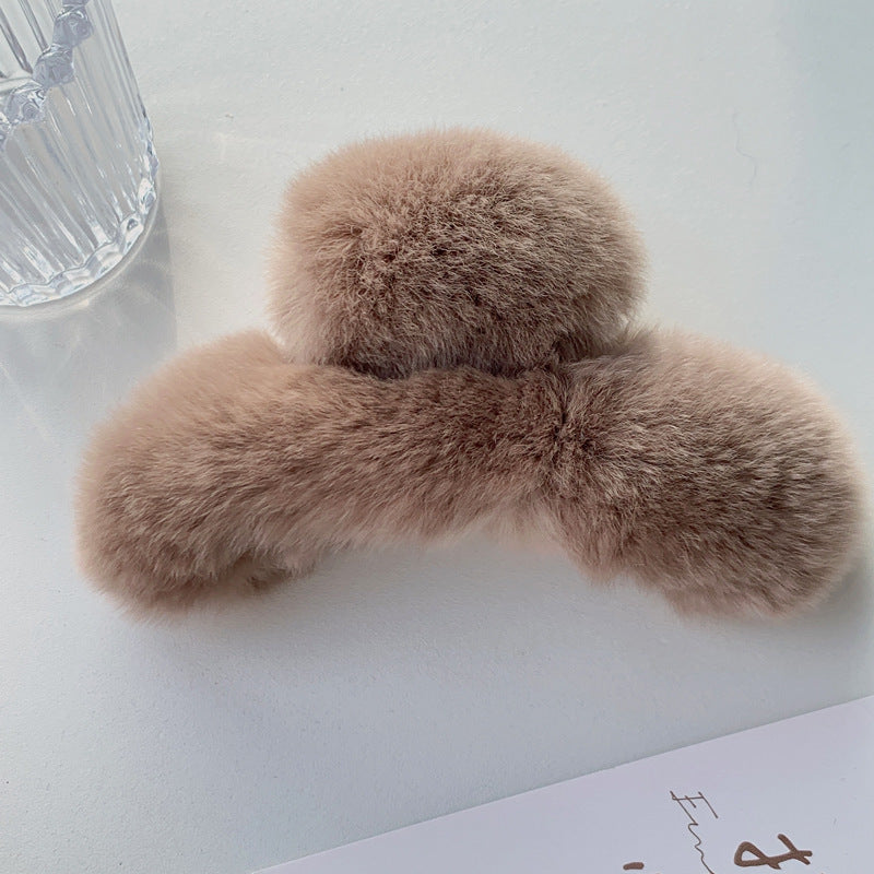 Fuzzy Hair Clip