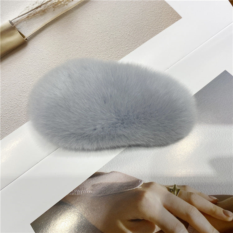 Fuzzy Hair Clip