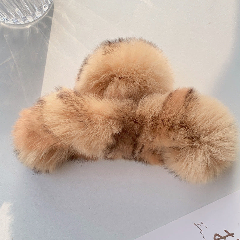 Fuzzy Hair Clip